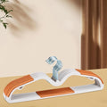 Coat Hangers for Closet, Coat Hangers for Shirt Pants Coats Dresses Skirts Suits Jackets, Sturdy Durable Non Slip Design Hangers for Clothes with 360 Degree Rotatable Hook, Shirt Hangers,10pack,Orange