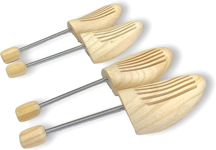 Cedar Elements Shoe Trees for Woman – Solid Wooden Pine Shoe Stretcher Shoe Shaper (2 Pack)