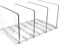 Clear Kids Shoe Rack Holder for Closet Storage Organizer Stackable Shoes Shelf Dividers for Purse Handbag Book File Organizer(1PACK)