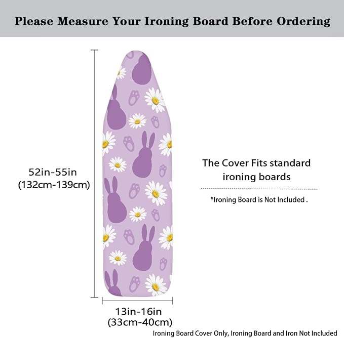 Bunny Ironing Board Covers Daisy Ironing Board Covers Easter Standard Size Tailor Seamstress Replacement Easter Decoration Decor