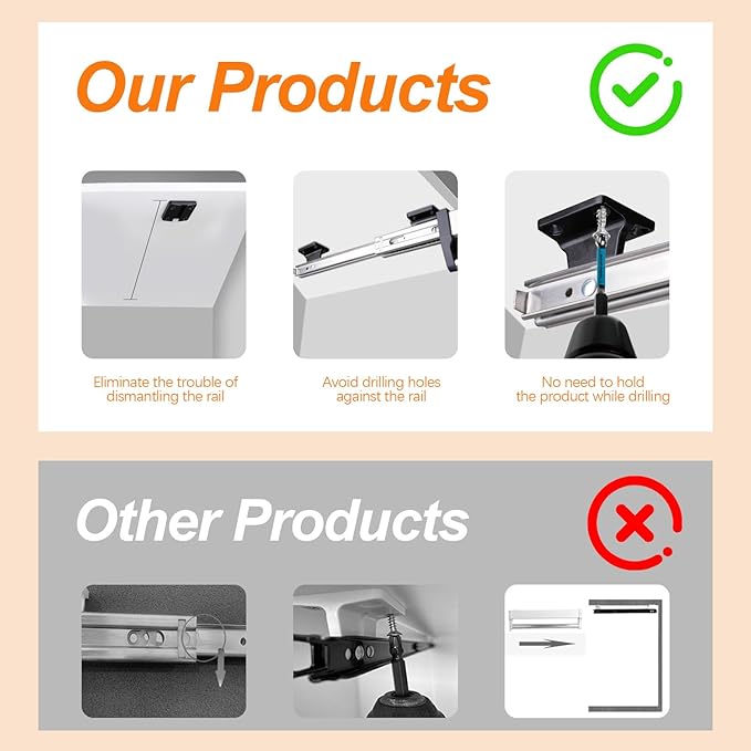 Pull Out Valet Rods for Closets, Clothes Hanger Rail Slide Out Adjustable Heavy Duty Stainless Steel Clothes Storage Hanger Rack for Pants Coats Top Mounted Wardrobe Pants Hanger(450mm/17.7inch)