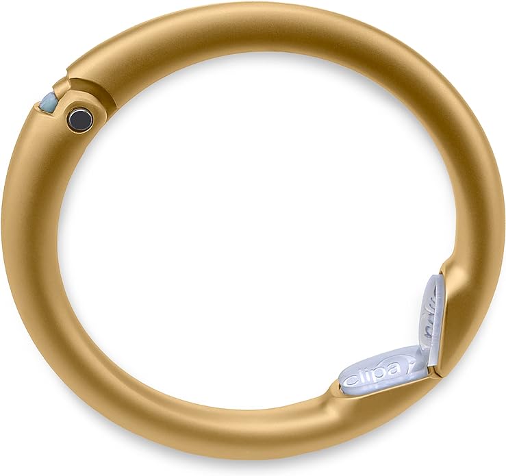 Clipa Bag Hanger - The Ring That Opens Into a Hook, Closes Automatically | Hangs Almost Anywhere in Just 1/2" of Space | Holds 33 lbs Yet Weighs Only 1.6 oz | 8 Styles | 3 yr Warranty