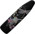 Iron Board Cover Standard Size Soft Durable Ironing Board Cover Ventilate Thick Cover with Cozy Nose Pocket 54x15 inches-Dragonfly