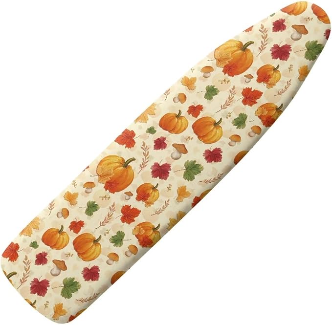 SEANATIVE Pumpkins Ironing Board Cover and Pad 54x15 Iron Board Replacement Cover Non-Slip Stretchy Cover Home Decorations