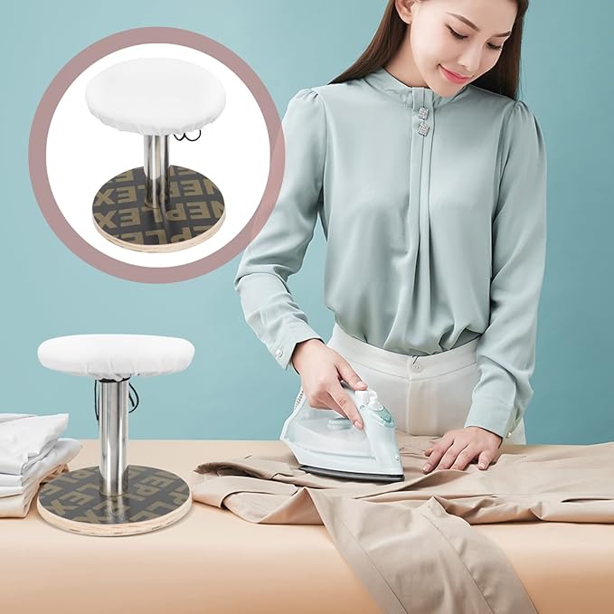 Zerodeko Compact Ironing Board and Breathable Cover for Small Spaces Home and Hotels Multi-Functional Clothes Ironing