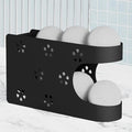 Magnetic Dryer Ball Holder for Laundry Room,Automatic Dryer Balls Roller Chute Container & Organizer,Dryer Ball Dispenser for Storage,White Dryer Ball Basket (No Balls)