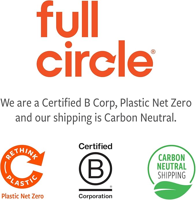 Full Circle Bottle Service-Refillable Glass Spray Bottle-Versatile Stream & Mist Options,Bamboo with Protective Silicone Boot-Ideal for Non-Toxic Cleaning Solutions & Plant Care,16oz,Gray,2 Pack