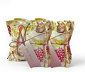 AUCUDA Valentine‘s Day 4pcs Wine Scented Sachet Bags for Drawers and Closets, Potpourri Packets for Women Clothes Storage, Spring Gift Fragrance Pillow for Bedroom Indoor, Air Fresheners.