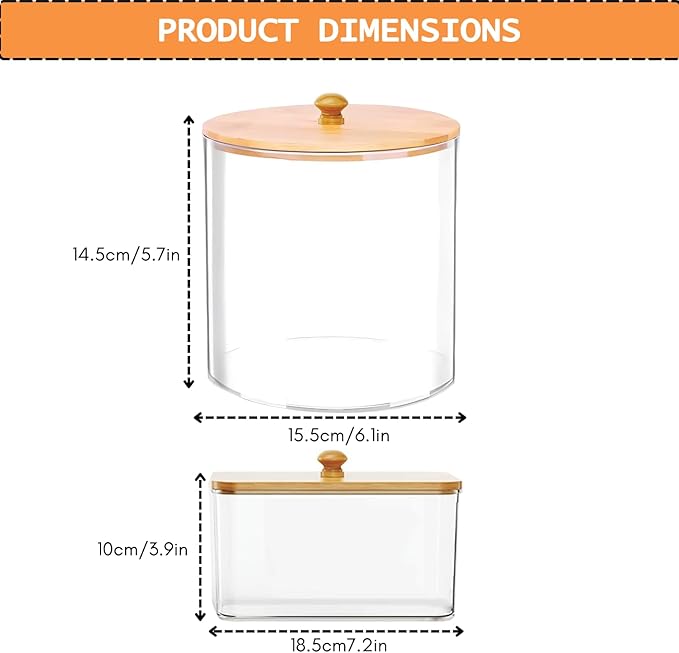3 Pack Large Laundry Pods Container & Dryer Sheet Holder Set, Plastic Laundry Organization Jars with Lids, Labels, Scoops & Scent Booster Spoons for Detergent and Powder