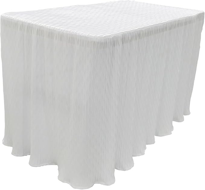 The Folding Table Cloth 4 Foot White