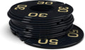 Round Rack Size Divider - Men's Sizes (30-50 Even) (33, Black with Gold Print)