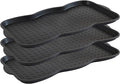 Boot Tray for Entryway, 3 Pack Waterproof Shoe Trays for Indoor Outdoor Use 30"x15" Durable Shoe Mat with Raised Edge, Non-Slip Tray for Boots, Pets, Garden & Muddy Shoes
