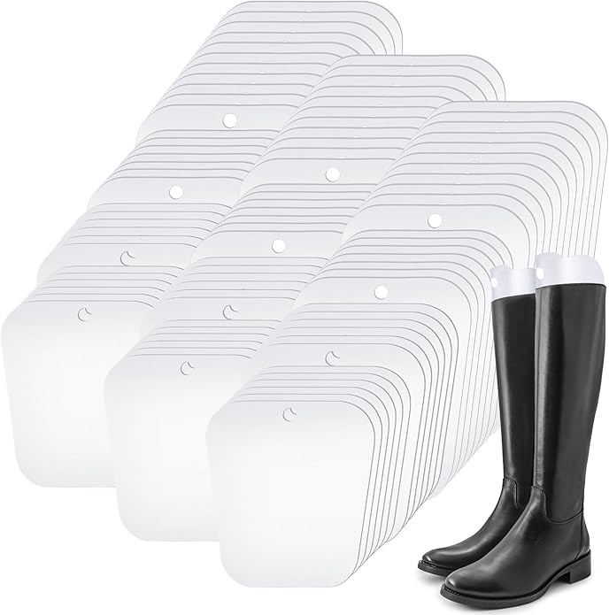 60pcs (30 Pairs) Boot Shaper Inserts Tall Boot Support Reusable Stand Insert Holder for Women Men