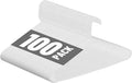 ZenStyle 100 Pack Standard Size White Plastic Hangers for Clothes Lightweight Space Saving Tubular Clothing Hangers (White)