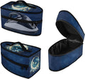 Flower Moon Travel Irons Carrying Organizer, Portable Storage Bag with Handle Printed Iron Tote Bag Compatible with Full-size Iron with Smooth Zipper