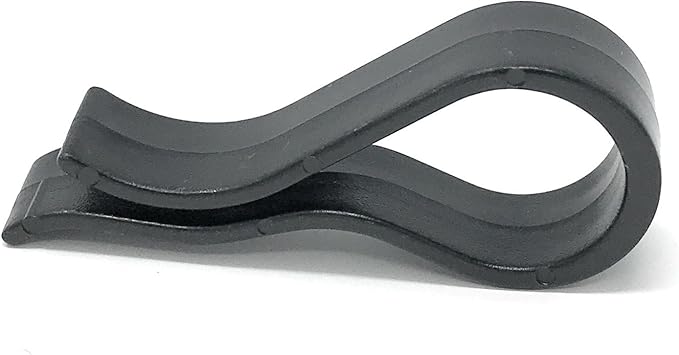 Strut Clip - Grid Towels Scarf Hanger Pant Plastic Jet Clips Garment Shirt Coat Sweater Trousers Secured Gripper Dress Pack (100 Black)