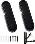 2PCS Folding Coat Hooks,Black Wall Hooks for Hanging – 2Folding Coat Hooks, Flip Down Heavy Duty Hooks Robe Hook Wall Mounted for Clothes, Towels, Hats & More