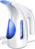 HiLIFE Steamer for Clothes Upgraded, Portable Handheld Clothing Steamer, 240ml Big Capacity, 700W, Strong Power, Fabric Quick Wrinkle Remover with Brush for Home, Office, Travel (ONLY 120V) -Blue