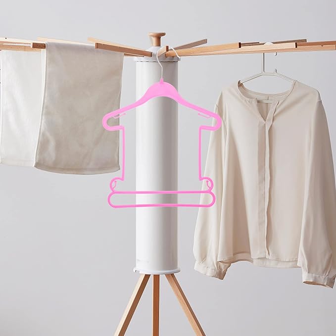IMIKEYA Kids Clothes Hangers 20pcs Small Swimsuit Display Hanger Children Toddler Shirt Coat Hangers Plastic Baby Outfit Hangers Dog Clothes Hanger Rosy