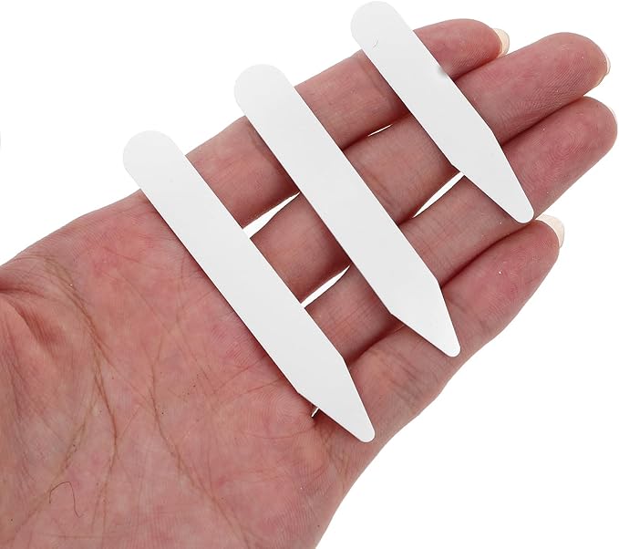 200pcs Stays Bones Stiffeners Shirts Sizes Shirt Collar Inserts