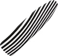 Zebra Stripe Non Stick Scorch and Stain Resistant Cover Fits 15" x 54" Ironing Boards Heat Reflective Easy-Fit Ironing Board Cover Adjustable Fastener Straps