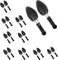 WAJJ 10 Pairs Plastic Shoe Tree Stretcher Shaper for Women Adjustable Length Shoes Boot Holder Shaper Support(Black Women)