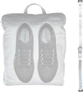 3D Sneaker Dryer Bag, 2-In-1 Shoe Wash and Dry Net Bag for Dryer Door with Non-Slip Elastic Straps, Large Mesh Laundry Bag for Shoes, White, 15.7 x 11.8 x 3.1 Inches