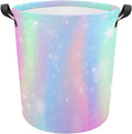 Rainbow Unicorn Laundry Basket Girls Hamper Dirty Clothes Basket Organizer Girls Bedroom Decor