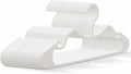 LemonRoad 50 Pcs Plastic Short Neck Hangers, Anti-Slip Space Saving Hangers for Shirts Pants Clothes Smooth, Not Velvet