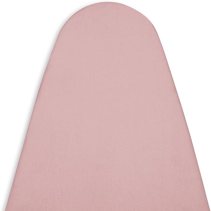 Encasa XO Ironing Board Cover and Pad 54"x18" - 4mm Felt X-Large Iron Board Cover with Padding - Heat Resistant, Stain-Safe Dye, Non Slip Elastic Bungee Cord Tightening Iron Table Cover Mauve