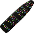 Christmas Colorful Lights Standard Size Iron Pad Covers Tolerates High Temperature Anti-Dirty Durable Ironing Board Replacement Cover with Hook and Loop Fastener Strap