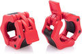 Olympic Barbell Collar 2 inch Quick Release Pair of Locking 2" Pro Weight Bar Plate Locks Clamp Clips for Workout Weightlifting Fitness Training