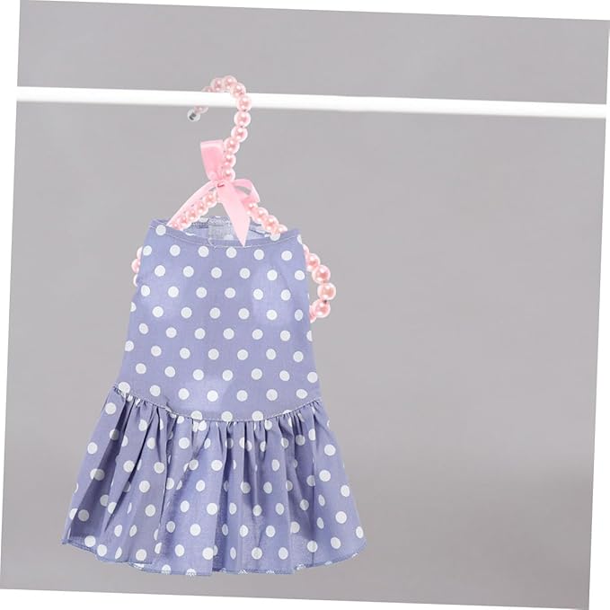 5Pcs Pearl Hangers for Clothes Boy Girl Clothing Hangers Pink for Nursery Closet Organizer Pet Clothes Decoration