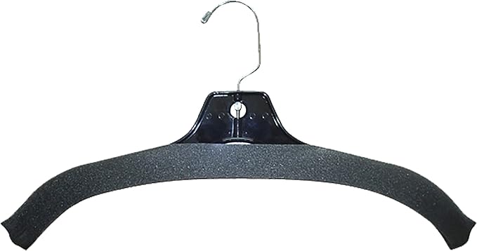 The Great American Hanger Company Grey Foam Hanger Covers, Box of 100