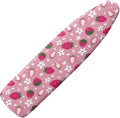 GLENLCWE Pink Strawberry Ironing Board Cover with Hook and Loop,Women Cute Mushroom Print Ironing Board Cover Thick Replacement with Elastic Edge for Home