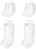 PATIKIL Boots Storage Bags, 4 Pack Waterproof Tall/Short Boot Carry Organizer Protector for Travel Daily Use, White