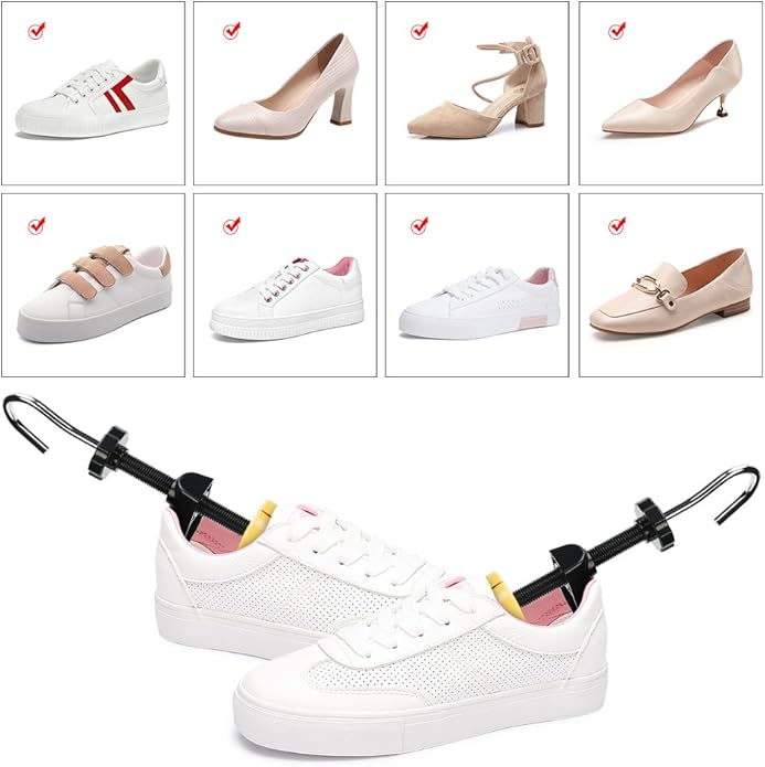 Pair of Premium Professional 4-way Shoe Trees, Shoe Stretcher for Men or Women