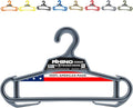 Rhino Tough Hook Heavy Duty Clothes Hangers – USA-Made Military Grade Coat Hanger for Body Armor – 200-lb Capacity Suit Hangers – The Everyday for Everything, The Indestructible Hanger, 1 Gray