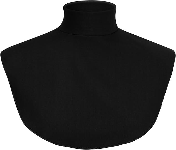 Turtleneck Dickey Extra Large Fake Collar Detachable Dickey Collar Half Mock Turtleneck for Men Women