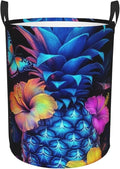Pineapple Print Laundry Basket For Storage Bins Gift Baskets Bedroom Clothes Hamper