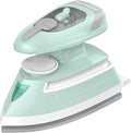 Mini Travel Steam Iron for Clothes with Dual Voltage, Temperature Control, Non-Stick Soleplate and Cord Storage, Ideal for Sewing, Quilting and Handcraft