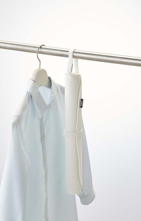 Yamazaki Industries 3357 Ironing Board, Ironing Mat, Round Ironing Mat, Tower, White