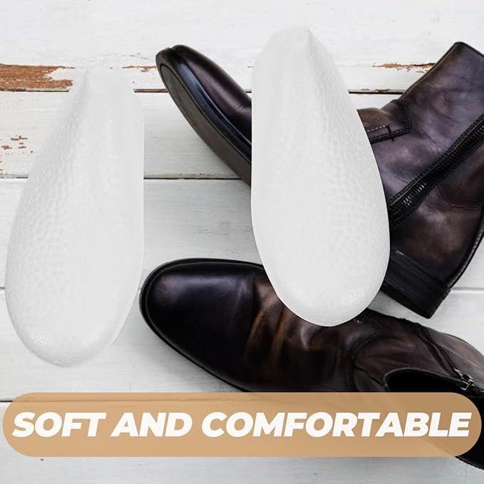 10 Pairs Shoe Shaper Inserts Foam Support for Shoes and Boots Soft Comfortable Toe Shaper Holder Versatile Inserts and Fillers