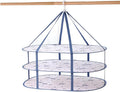 Fashion & Lifestyle Large Size Sweater Hanging Dryer, 3 Tier Folding Drying Rack, Lay Flat to Dry Mesh Clothes Hanger for Sweater, Delicates and Swimsuit, 1 pcs