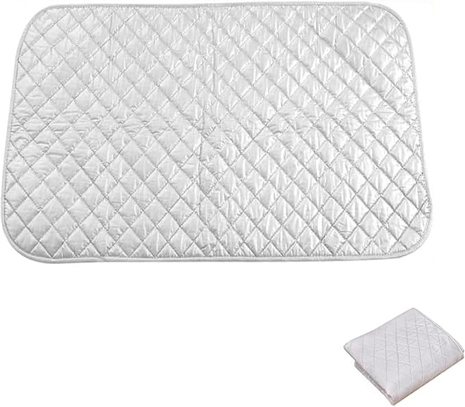 1Pcs Magnetic Ironing Mat Blanket,Portable Ironing Board,Foldable Ironing Pad,Iron Board Alternative Cover for Table Top, Home, Laundry, Travel, Office, RV 33"X 18"