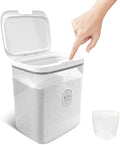 5.5L Laundry Detergent Dispenser with One-Press Lid, Laundry Powder Container for Laundry Room Organization and Storage Pod and Airtight Dishwasher Pod Holder for Bead Powder 1pack