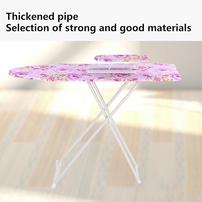USA Space Saver Ironing Board, 36"x12", Adjustable Height, Fold-Up, Lightweight