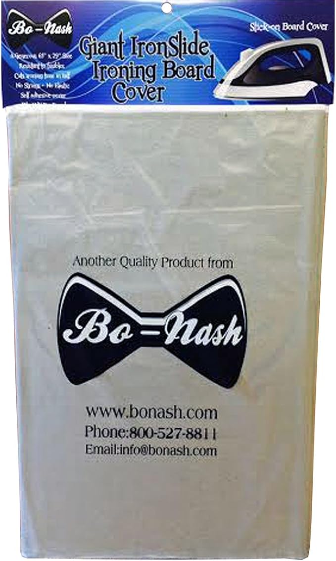 Bo-Nash Ironslide 2000 Tabletop Cover, 29 by 65-Inch,Silver