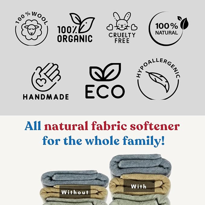 Essential Oils for Laundry, Diffusers, Dryer Balls, Candles, Soaps – 6 Most Popular 100% Pure Therapeutic Grade Aromatherapy Oils (4 XL Dryer Balls & Essential Oil Set Bundle)