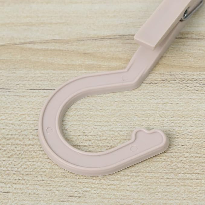 Ciieeo 6 Pcs Coat Hangers Hanging Clothespins Hanging Clips Windproof Hanger Laundry Hooks Travel Pantyhose